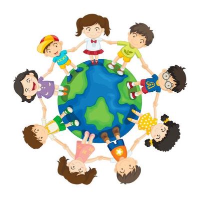 Foundation level (week 22) 15 434129 les enfants du monde entier gratuit vectoriel